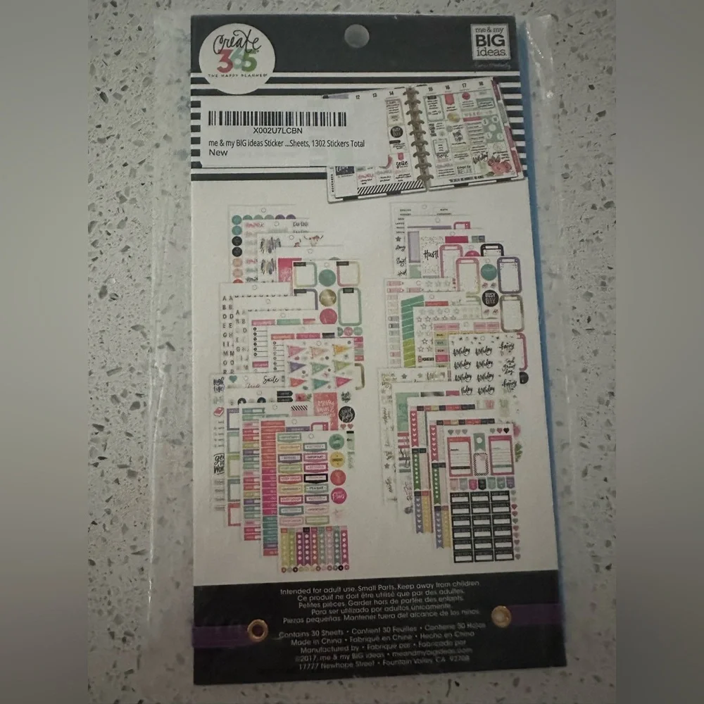 Happy Planner Sticker Bundle Packs 2106 Pieces New